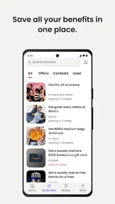 My Benefits android App screenshot 0